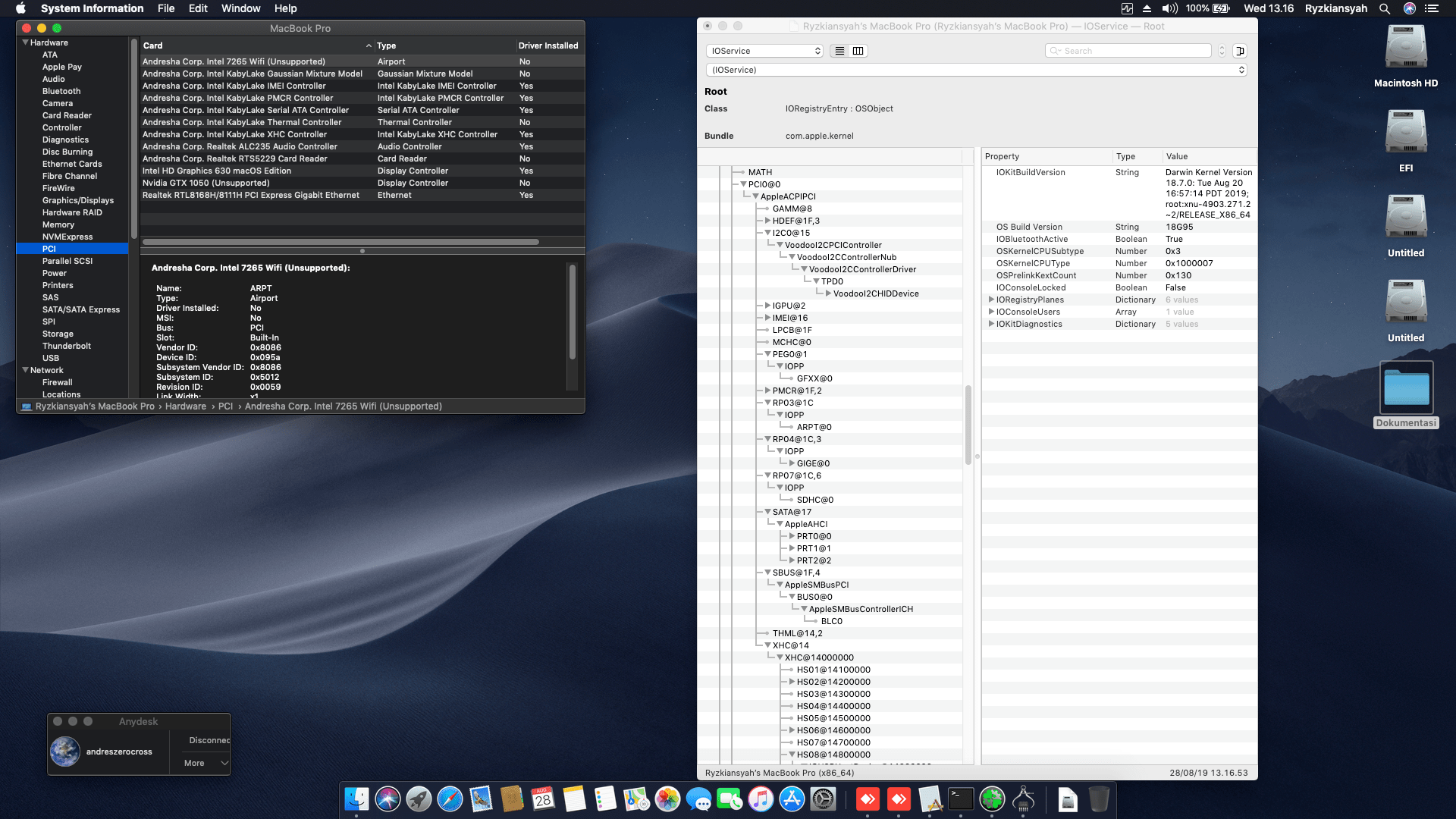 Asus ROG GL553VD FY380 2nd [Intel HD 630 + I2C] 9